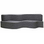 Дизайнерский модульный диван волнистой формы с цветным принтом Poltronova Superonda Sofa варинант исполнения - 2 | Loft Concept в Кирове