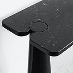 Консоль чёрная на 2-х конусообразных ножках Eros варинант исполнения - 2 | Loft Concept в Кирове