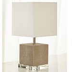 Настольная лампа деревянная с белым абажуром Wooden Table Lamp варинант исполнения - 1 | Loft Concept в Кирове