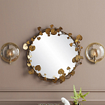 Бра круглое с прозрачным рельефным плафоном Crystal Prism варинант исполнения - 3 | Loft Concept в Кирове