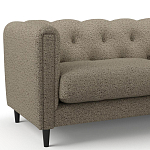 Мебельная ткань Шенилл коричневый цвет 138 см T4-28 варинант исполнения - 6 | Loft Concept в Кирове