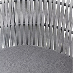 Кресло с декоративным плетением на спинке и подлокотниках Armchair Weaving варинант исполнения - 8 | Loft Concept в Кирове