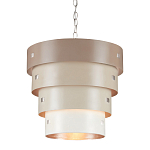 Подвесной светильник фигурный из 4-х широких колец Alternating Rings варинант исполнения - 1 | Loft Concept в Кирове