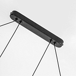 Светодиодная люстра Black LED Circle and Oval Lamp варинант исполнения - 3 | Loft Concept в Кирове