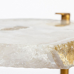 Кофейный стол со столешницей из агата Agate Design Beige варинант исполнения - 3 | Loft Concept в Кирове