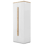 Шкаф платяной с белым глянцевым фасадом Grace of Furniture варинант исполнения - 2 | Loft Concept в Кирове