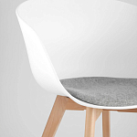 Стул из пластика с мягким сиденьем Eames варинант исполнения - 7 | Loft Concept в Кирове