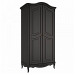 Шкаф черный из массива бука в стиле прованс Black Provence варинант исполнения - 3 | Loft Concept в Кирове