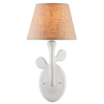 Бра с белым каркасом и тканевым абажуром Natural Stems варинант исполнения - 2 | Loft Concept в Кирове