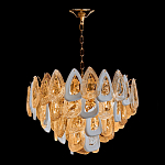 Люстра с многослойными белыми и прозрачными подвесками Character Chandelier варинант исполнения - 4 | Loft Concept в Кирове