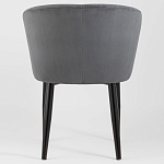 Мягкое кресло на металлических ножках Shaggy Dark Grey варинант исполнения - 3 | Loft Concept в Кирове