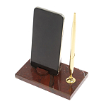 Подставка для телефона с ручкой из натурального камня креноид Natural Stone Stand варинант исполнения - 3 | Loft Concept в Кирове