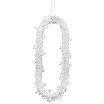 Подвесной светильник овальной формы с декором кристаллы Gilbertine Oval Crystals Hanging Lamp варинант исполнения - 1 | Loft Concept в Кирове