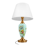 Настольная лампа голубая с изображением птиц Slip Away варинант исполнения - 3 | Loft Concept в Кирове