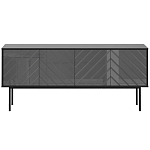 Длинная тумба с зеркальным декором Serena варинант исполнения - 11 | Loft Concept в Кирове