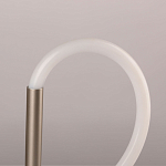 Настольная лампа белым изогнутым плафоном на круглой подставке Luke Lampco Tracer Lamp варинант исполнения - 9 | Loft Concept в Кирове