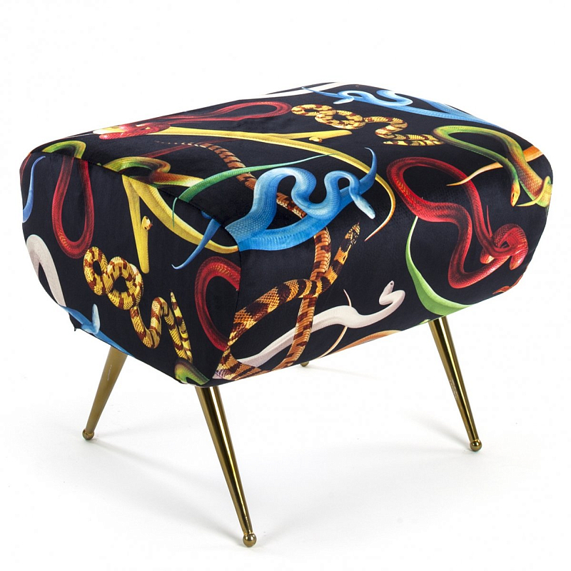 Оттоманка Seletti Pouf Snakes Мульти Латунь Оттоманка Seletti Pouf Snakes Мульти Латунь в Кирове | Loft Concept