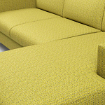 Мебельная ткань Шенилл горчичный цвет 142 см T4-62 варинант исполнения - 10 | Loft Concept в Кирове