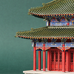 Макет Китайской пагоды миниатюра Дворцовый парк Синцинь в Пекине варинант исполнения - 1 | Loft Concept в Кирове