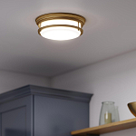 Потолочный светильник с белым матовым стеклянным плафоном в форме перевернутого конуса Hinkley варинант исполнения - 7 | Loft Concept в Кирове