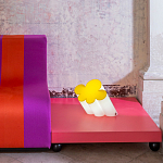 Настольная дизайнерская лампа Poltronova Passiflora Yellow Table Lamp варинант исполнения - 4 | Loft Concept в Кирове