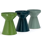 Приставной стол из керамики Manufacto Green варинант исполнения - 3 | Loft Concept в Кирове