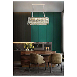 Люстра овальная с хрустальными подвесками Roul Crystal Light варинант исполнения - 8 | Loft Concept в Кирове