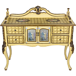 Комод деревянный Illustration of flowers варинант исполнения - 1 | Loft Concept в Кирове