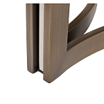 Столик журнальный с круглой мраморной столешницей Unique Stone Design варинант исполнения - 6 | Loft Concept в Кирове