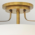 Потолочный светильник с круглым матовым белым плафоном Hinkley варинант исполнения - 6 | Loft Concept в Кирове