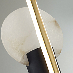 Бра с круглым плафоном из алебастра и бронзовой декоративной стрекозой 65 Alaris  варинант исполнения - 6 | Loft Concept в Кирове