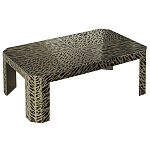 Дизайнерский кофейный стол с рисунком леопард Neytiri Beige Leopard варинант исполнения - 1 | Loft Concept в Кирове