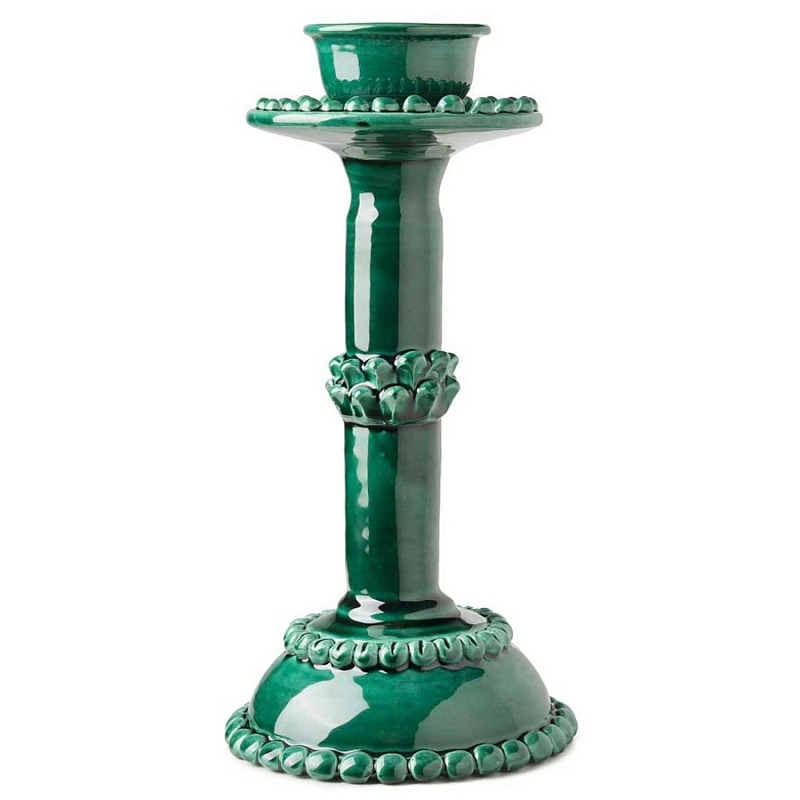 Подсвечник Candleholder Round Зеленый Подсвечник Candleholder Round Зеленый в Кирове | Loft Concept