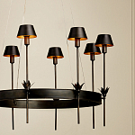 Люстра круглая со светодиодными лампами Innovation варинант исполнения - 5 | Loft Concept в Кирове