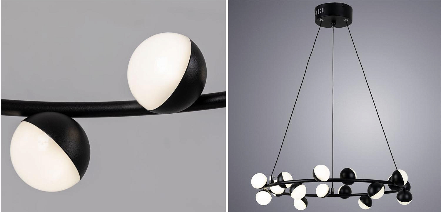 Люстра Vilelme Chandelier black 50 Люстра Vilelme Chandelier black 50 - Loft-Concept в Кирове