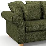 Мебельная ткань Шенилл зеленый цвет 138 см T4-22 варинант исполнения - 7 | Loft Concept в Кирове