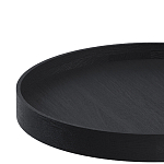 Cross W поднос из массива дуба чёрного цвета варинант исполнения - 1 | Loft Concept в Кирове