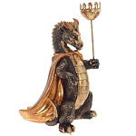 Подсвечник в виде дракона Dragon candlestick Gold варинант исполнения - 1 | Loft Concept в Кирове