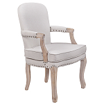 Кресло Aubrey Classical Armchair beige flax варинант исполнения - 1 | Loft Concept в Кирове