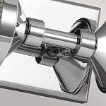 Бра для ванных комнат горизонтальное с 2-мя прозрачными рифлеными цилиндрическими плафонами Feiss варинант исполнения - 3 | Loft Concept в Кирове