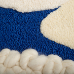 Ковер ручной работы Electric blue and popcorn варинант исполнения - 3 | Loft Concept в Кирове