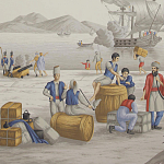 Обои ручная роспись Views of Italy Charvet варинант исполнения - 1 | Loft Concept в Кирове