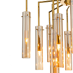 Люстра со стеклянными цилиндрическими плафонами Luminous Cylinders Amber варинант исполнения - 4 | Loft Concept в Кирове