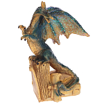 Декоративная статуэтка Дракон Multicolor Gold Dragon Treasure Keeper Statuette варинант исполнения - 1 | Loft Concept в Кирове