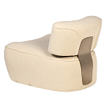 Кресло бежевое без подлокотников с обивкой из ткани букле Space of Freedom варинант исполнения - 2 | Loft Concept в Кирове