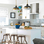 Подвесной светильник с круглым белым плафоном в индустриальном стиле Feiss варинант исполнения - 8 | Loft Concept в Кирове