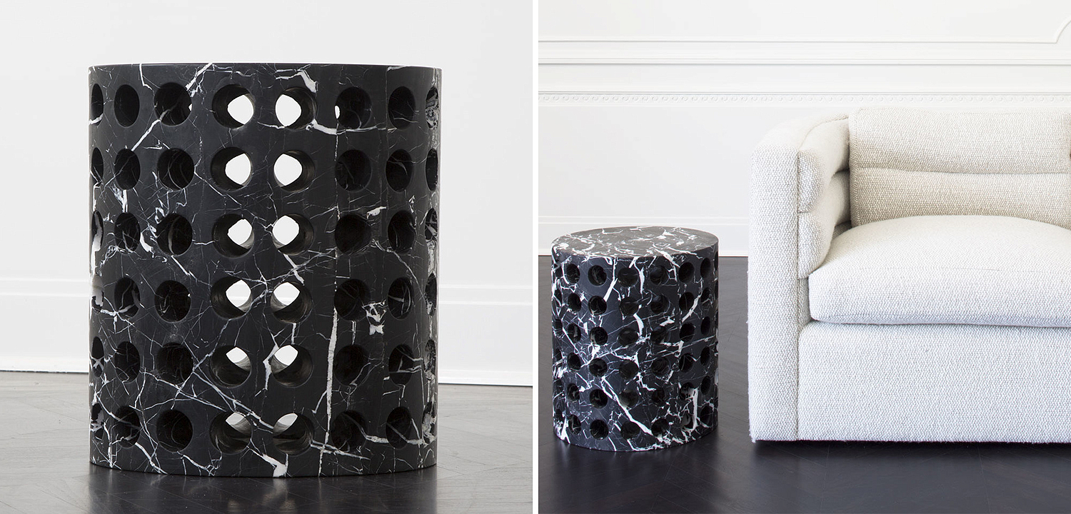 Приставной стол Perforated Side Table дизайн Kelly Wearstler Приставной стол Perforated Side Table дизайн Kelly Wearstler - Loft-Concept в Кирове