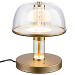 Настольная лампа с плафоном из акрила и металлическим основанием Blanton 23 варинант исполнения - 2 | Loft Concept в Кирове