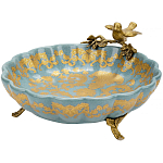 Блюдо фарфоровое Птица на ветке Flora варинант исполнения - 1 | Loft Concept в Кирове