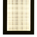 Светодиодное прямоугольное бра из металла черного цвета Lattice Lux варинант исполнения - 4 | Loft Concept в Кирове
